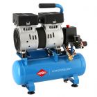 Silent oil free air compressor L 6-105 8 bar 0.6 hp/0.45 kW 48 l/min 6 l
