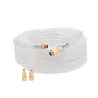 Air hose 20 bar 15 m 1/4" 13.5 x 8 mm PVC braided nylon with a set of couplings