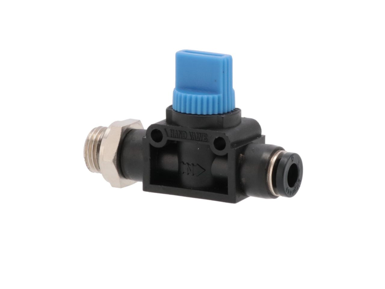 Push-in valve 6 mm x 1/4