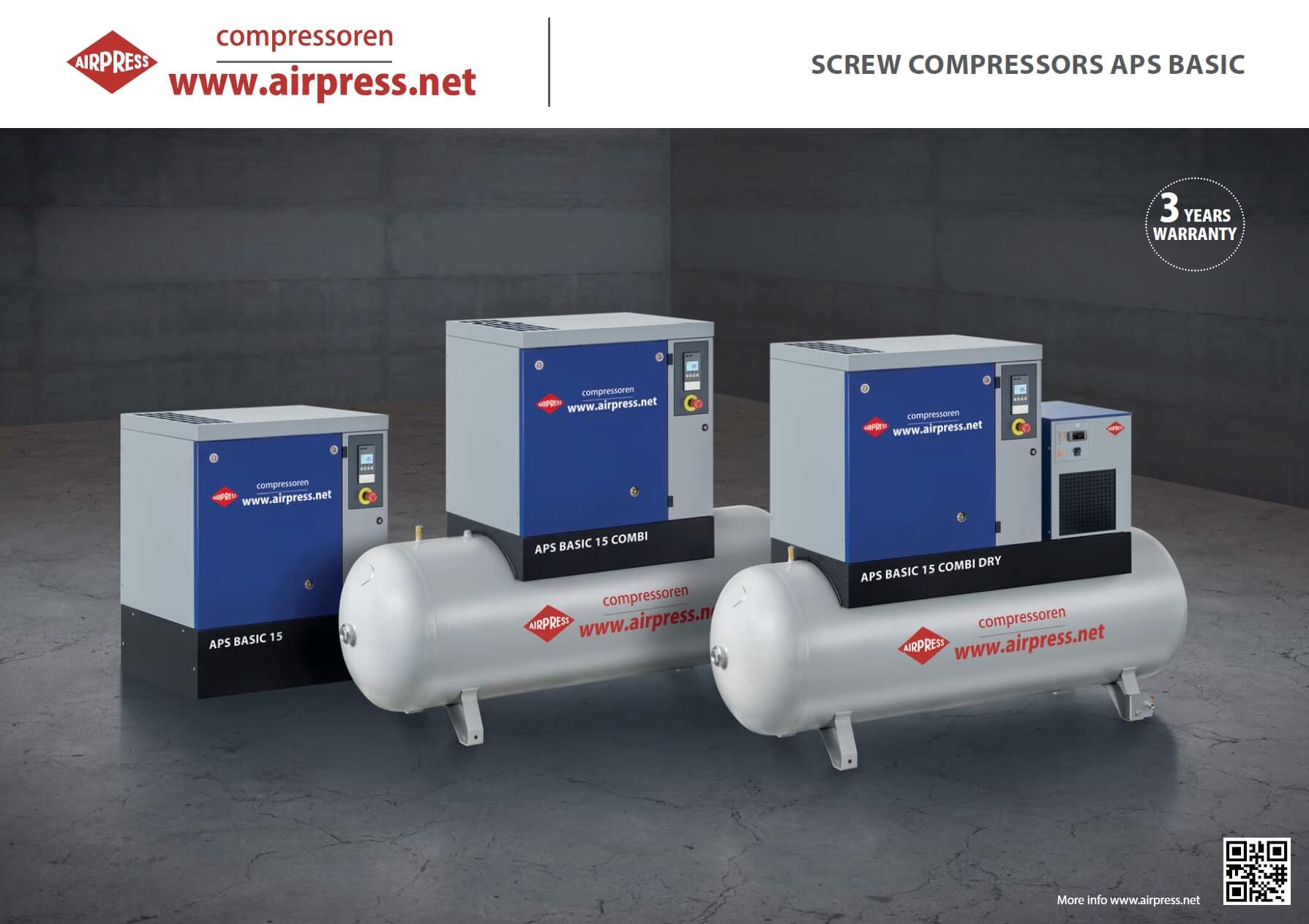 Screwcompressors APS BASIC
