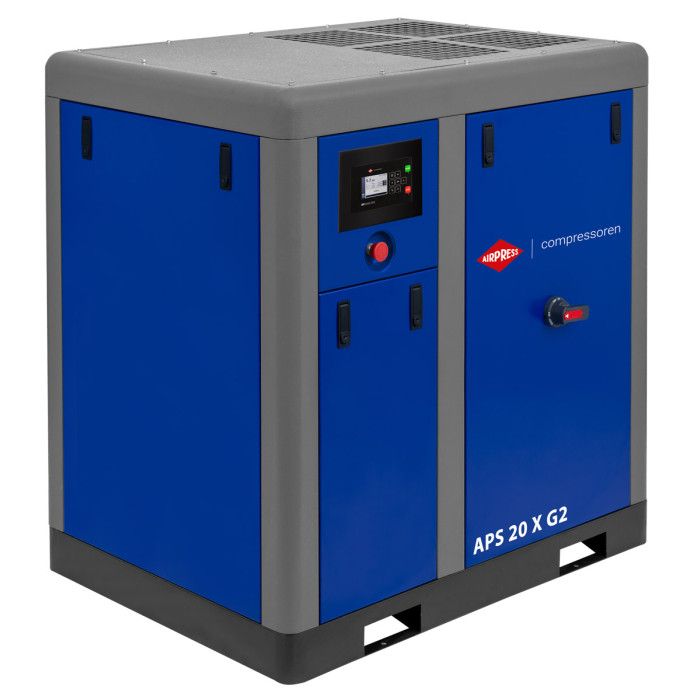 APS 20 X G2 screw compressor 10 bar 20 HP/15 kW 1900 l/min