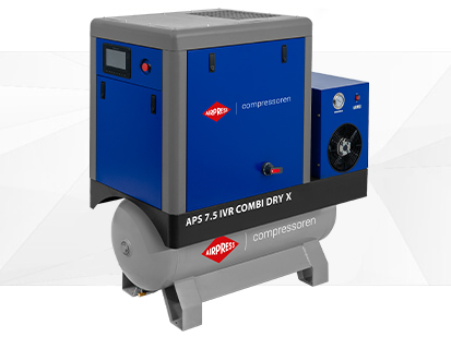 APS 7.5 Combi Dry X Screw Compressor with Inverter