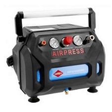 Small oil-free, quiet compressor