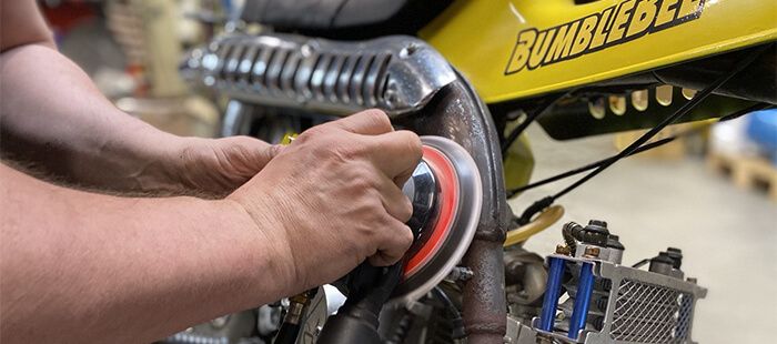 Pneumatic orbital sander - more possibilities from Airpress